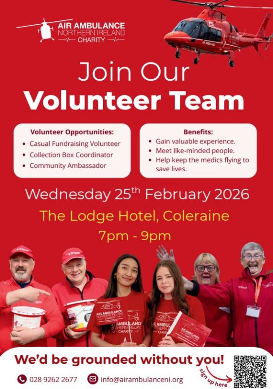 Air Ambulance NI Volunteer Information Evening